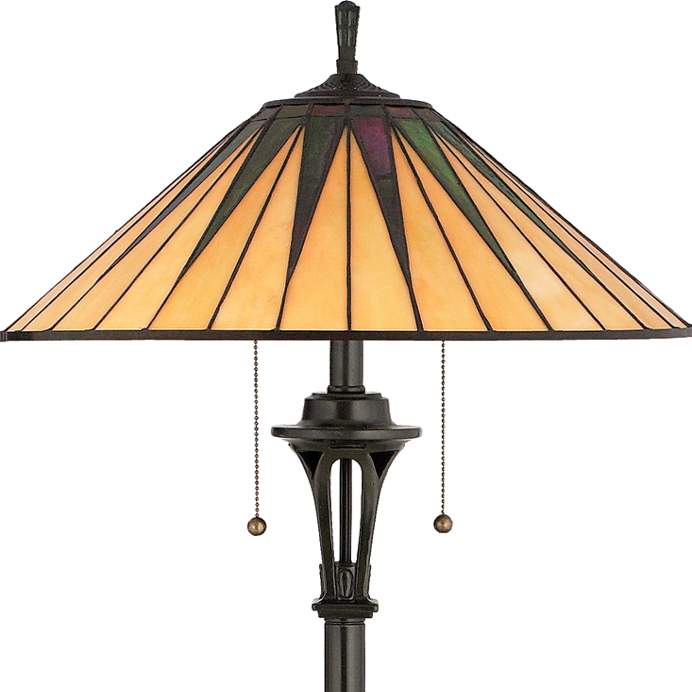 Quoizel Gotham stojací podlahová lampa Vintage Bronze