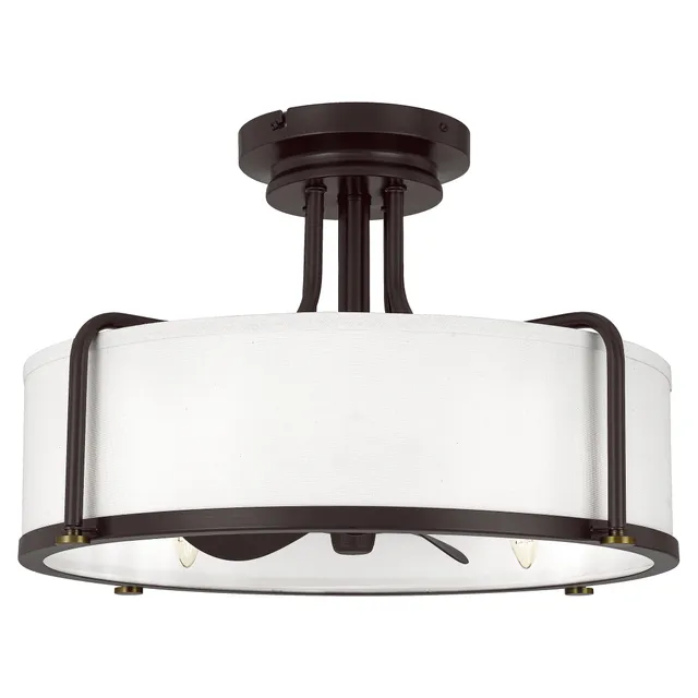 Quoizel Calvary Fan Light stropní ventilátor bronz LED