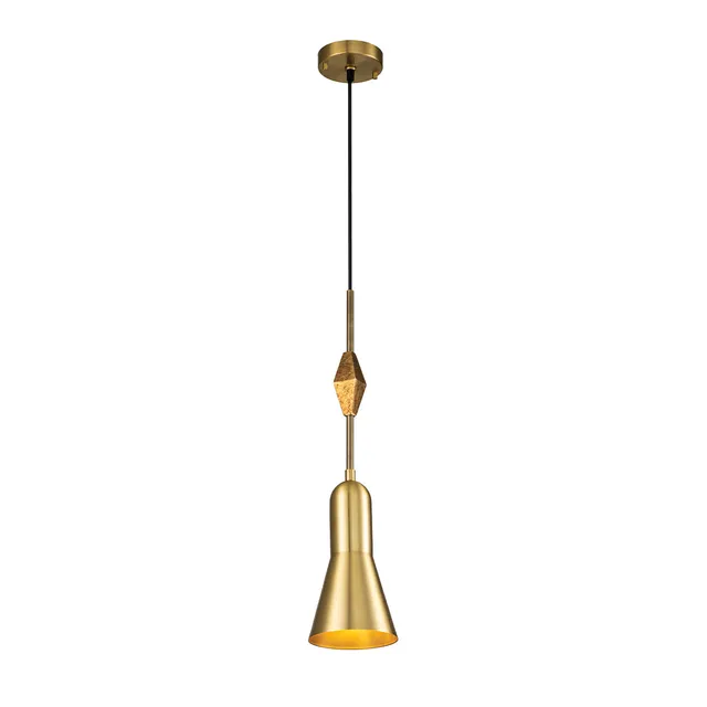 Gilded Nola Bijou Small závěsné světlo staromosaz 13 cm
