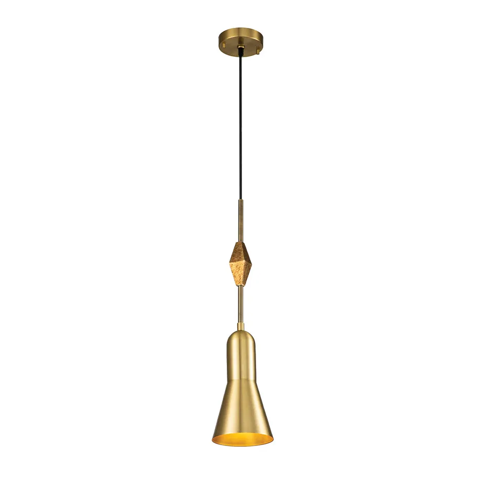Gilded Nola Bijou Small závěsné světlo staromosaz 13 cm