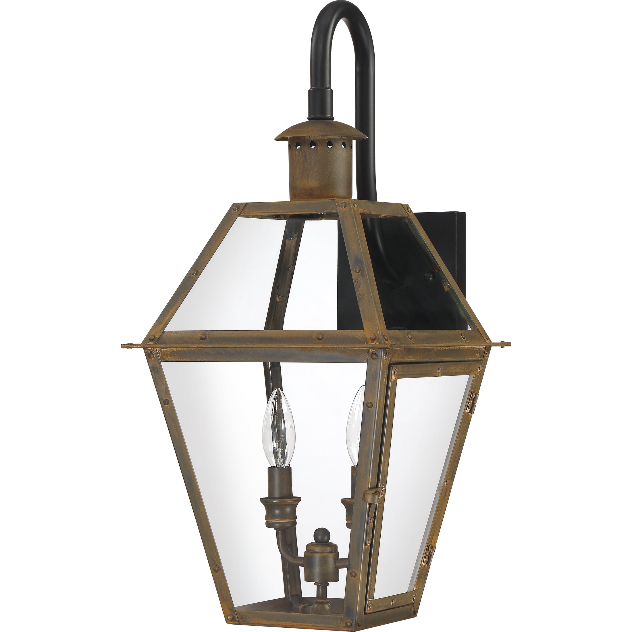 Quoizel Rue De Royal venkovní nástěnná lucerna 22,5" bronz