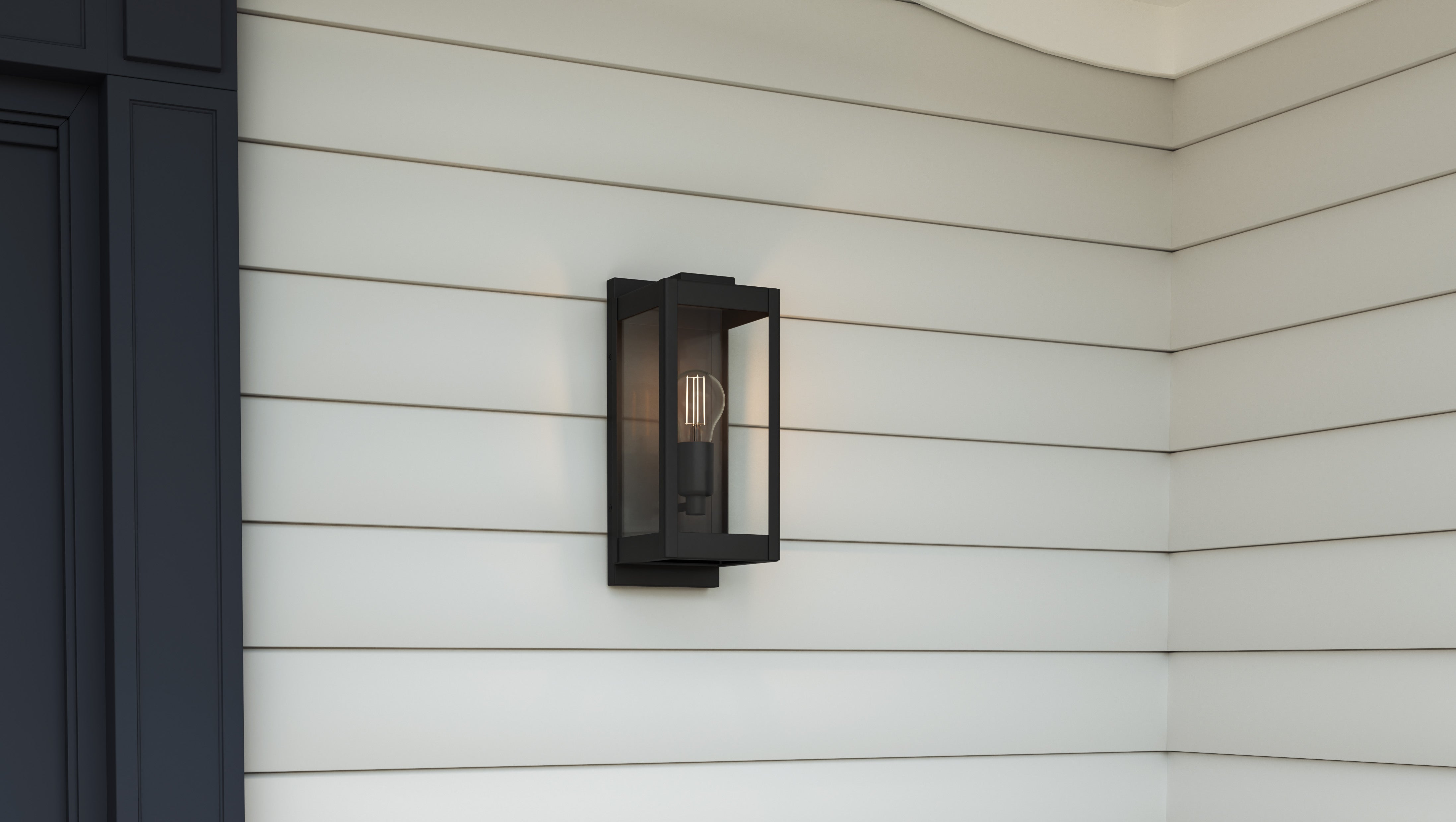 Quoizel Eastover Wall Light venkovní svítídlo earth black 16"