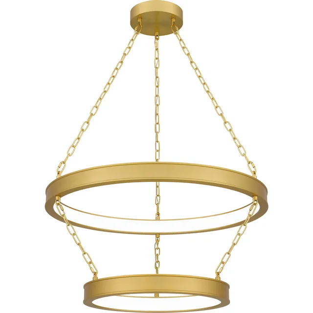 Quoizel Ozara závěsné svítidlo Antique Brass LED
