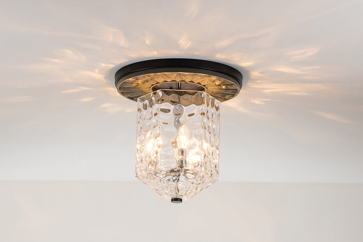 Gilded Nola Navarre 3 Light stropní svítidlo šedé