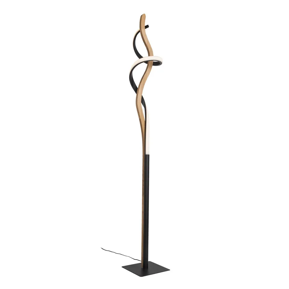 Elobra Argentina stojací lampa 150 cm dub černá