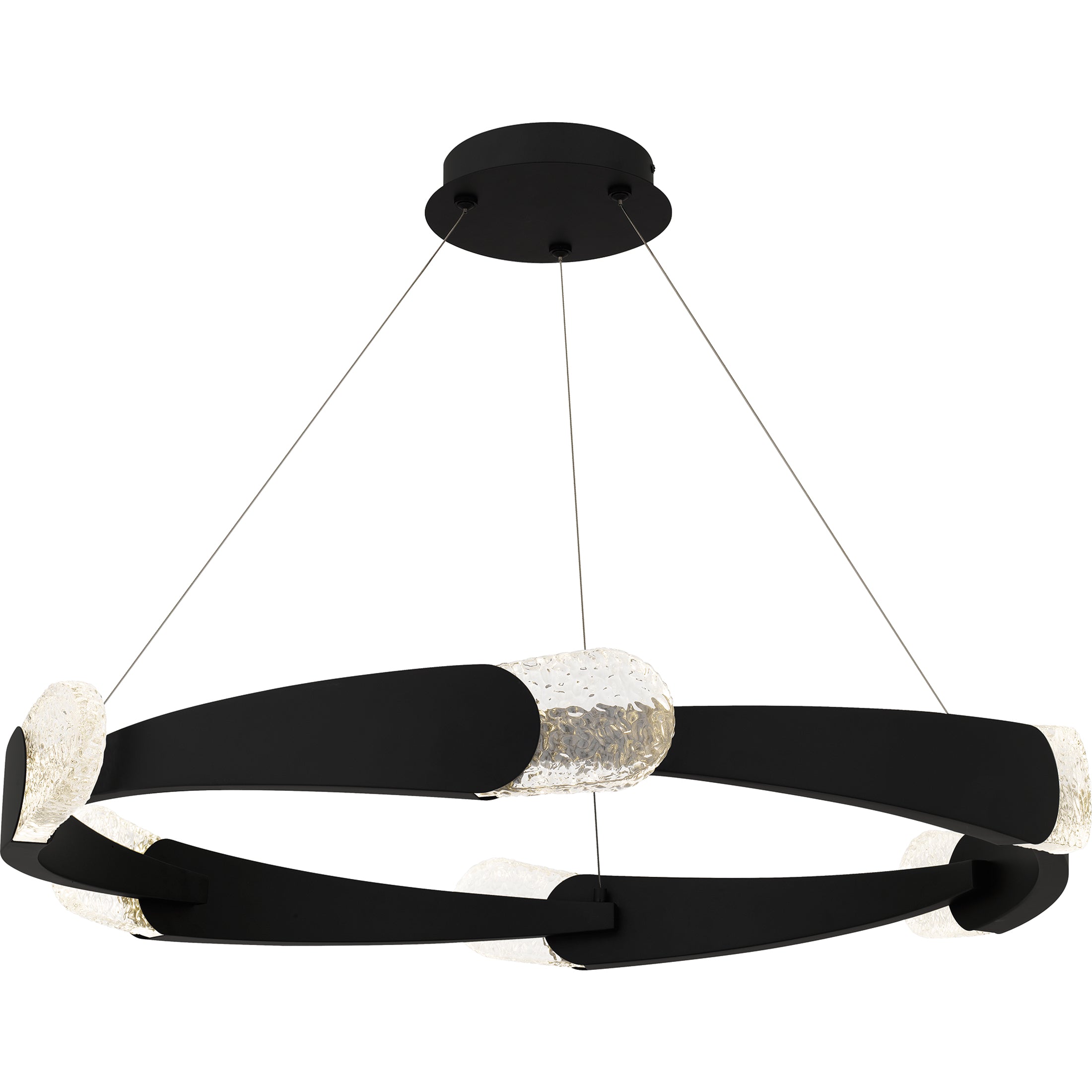 Quoizel Saffron závěsné svítidlo Matte Black LED