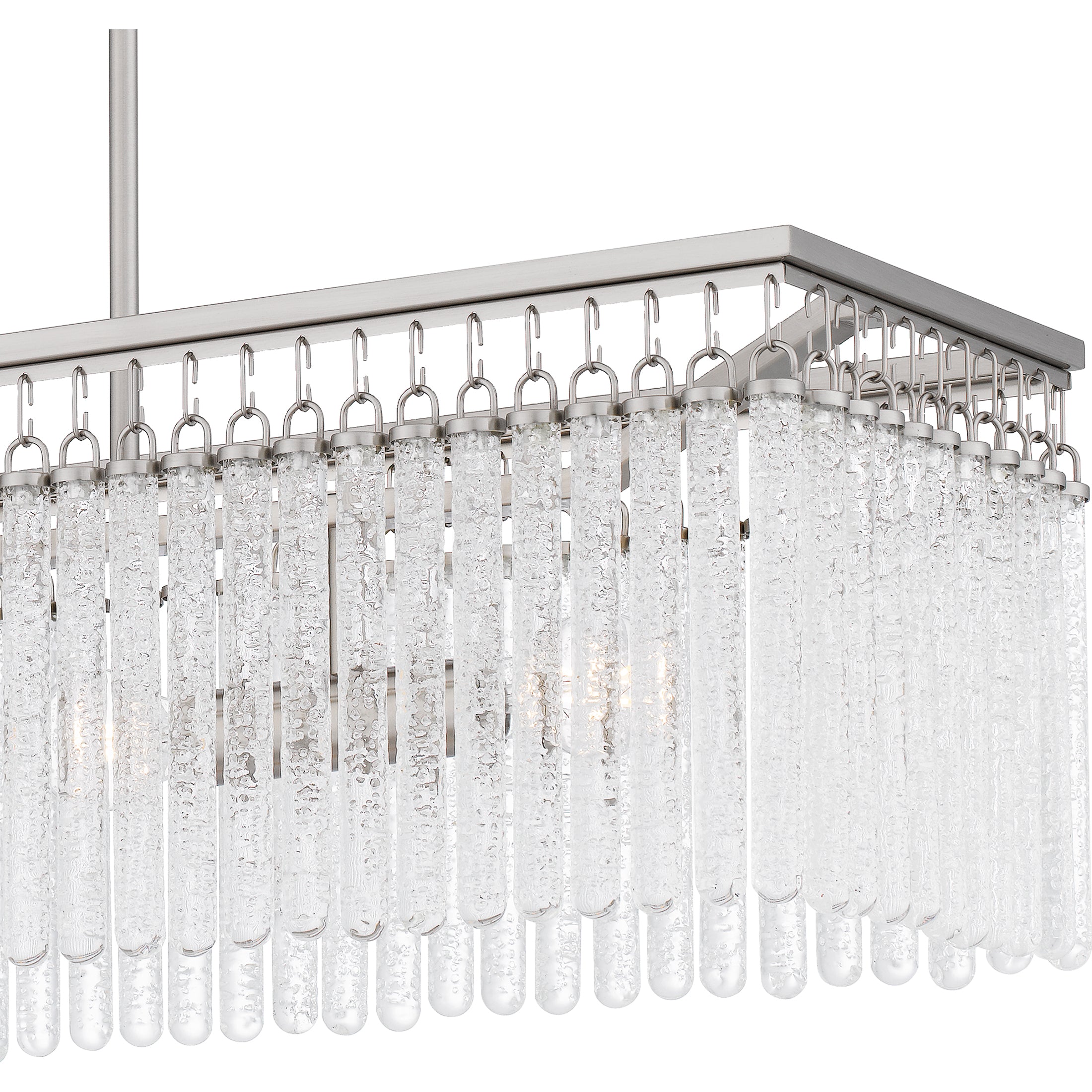 Quoizel Camilla Island Light lustr kartáčovaný nikl křišťál