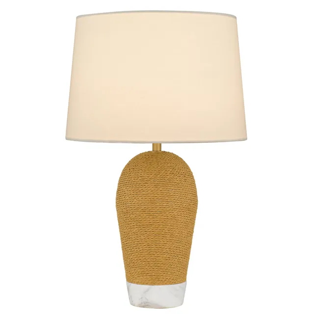 Quoizel Freya stolní lampa zlatá s mramorem