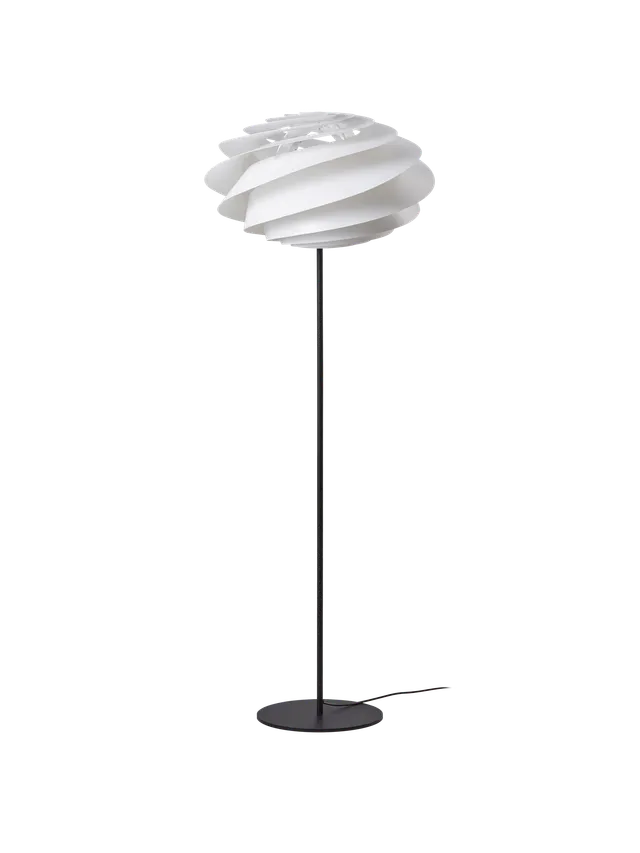 Le Klint Swirl 331 stojací lampa transparentní