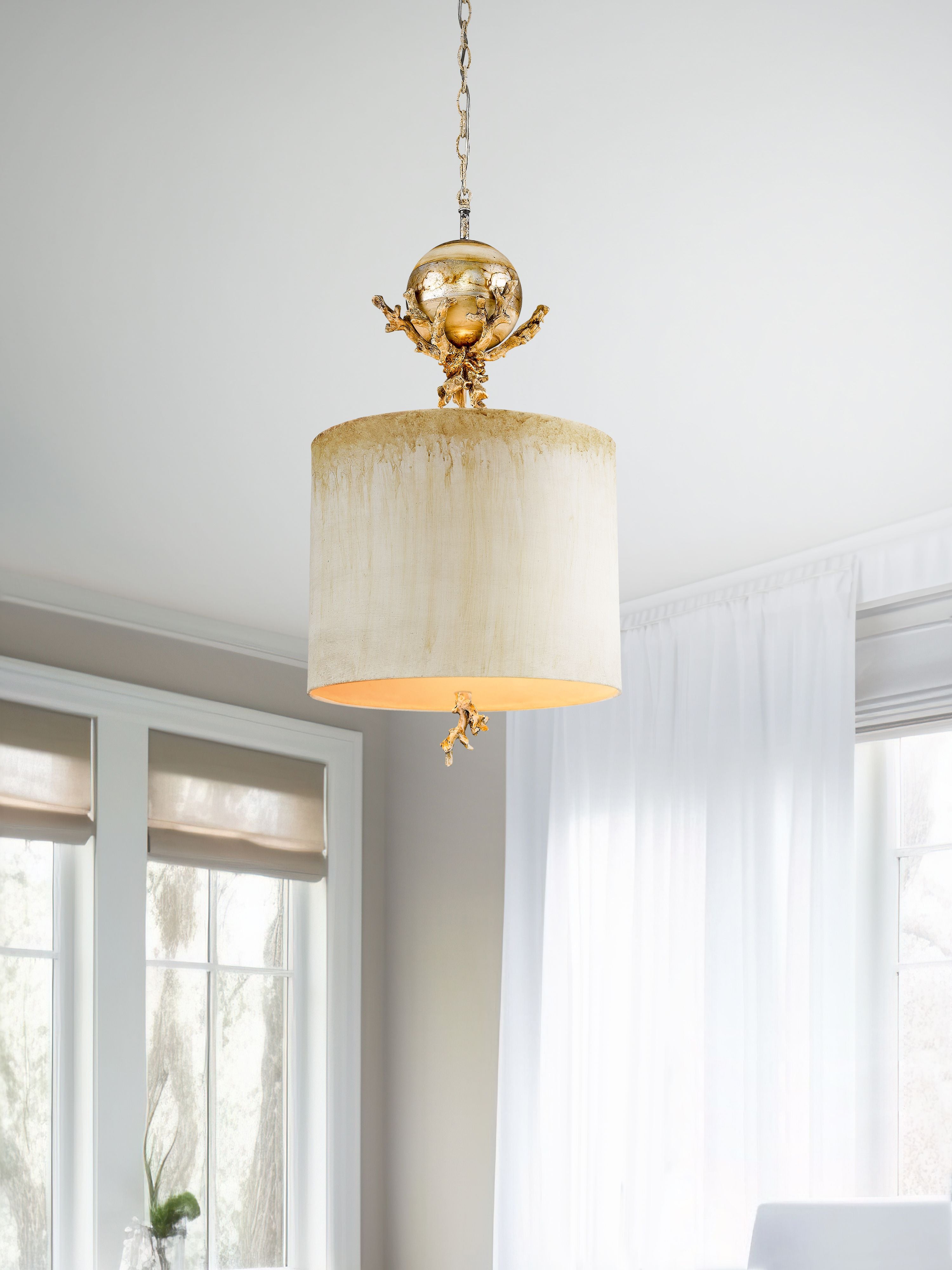 Gilded Nola Trellis závěsné svítidlo 38 cm ruční