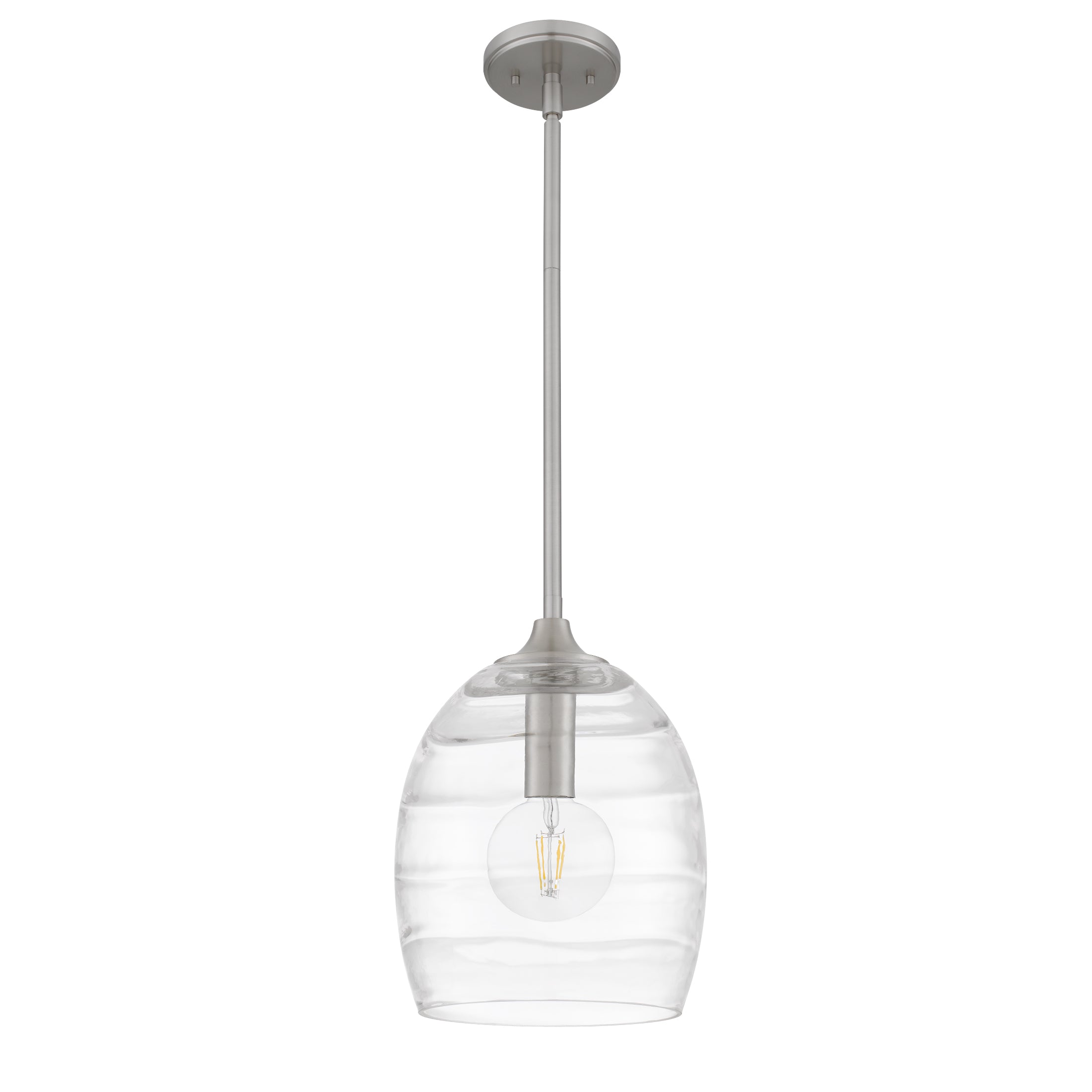 Quoizel Lucy Mini Pendant závěsné svítidlo černé 25 cm