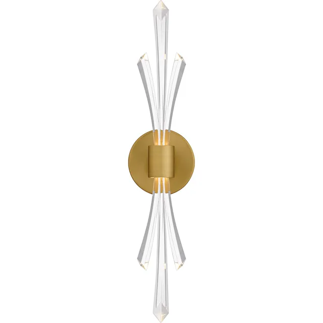 Quoizel Cecily Wall Sconce nástěnné svítidlo zlatá