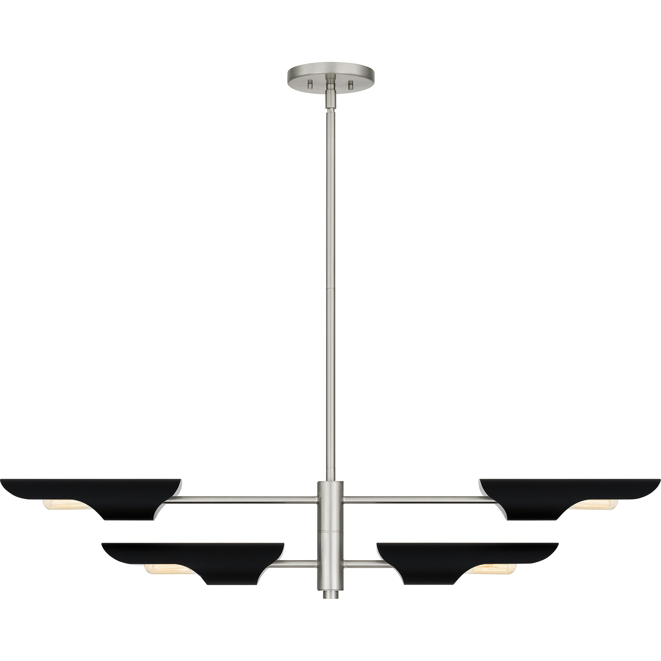 Quoizel Leoni lineární lustr Brushed Brass