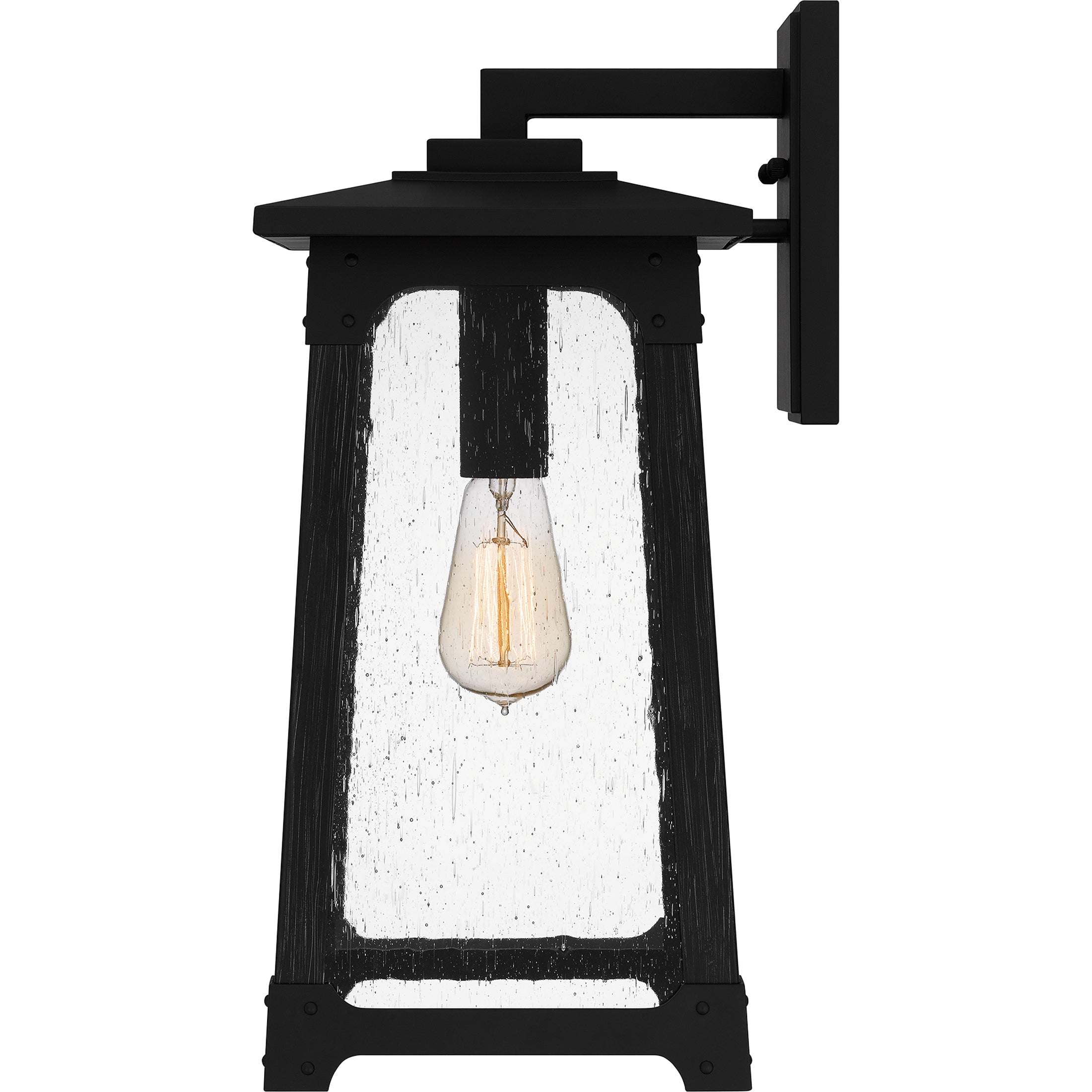 Quoizel Drescher venkovní nástěnná lampa 32 cm černá