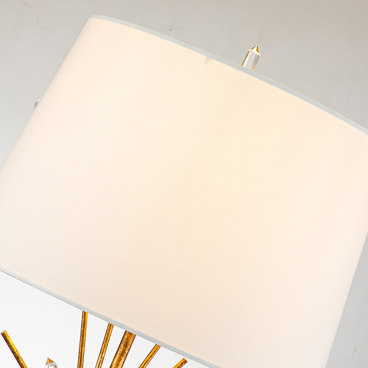 Gilded Nola Sun King stolní lampa křišťálová