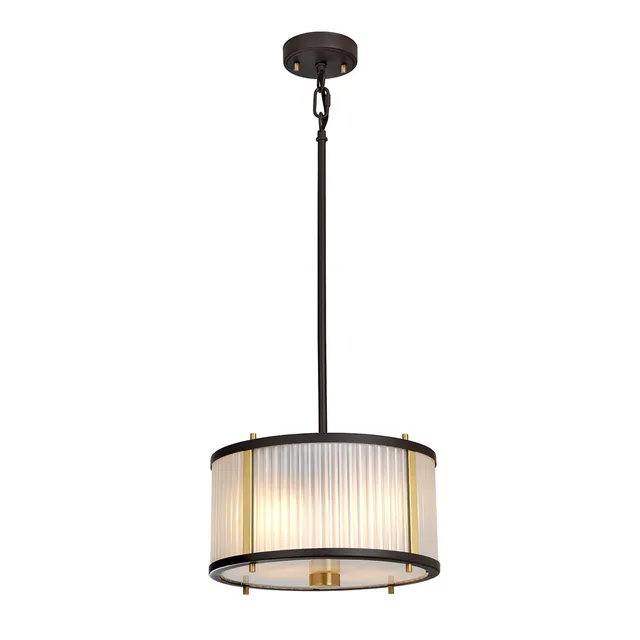 Gilded Nola Corona 2 Light Flush in Bronze stropní svítidlo