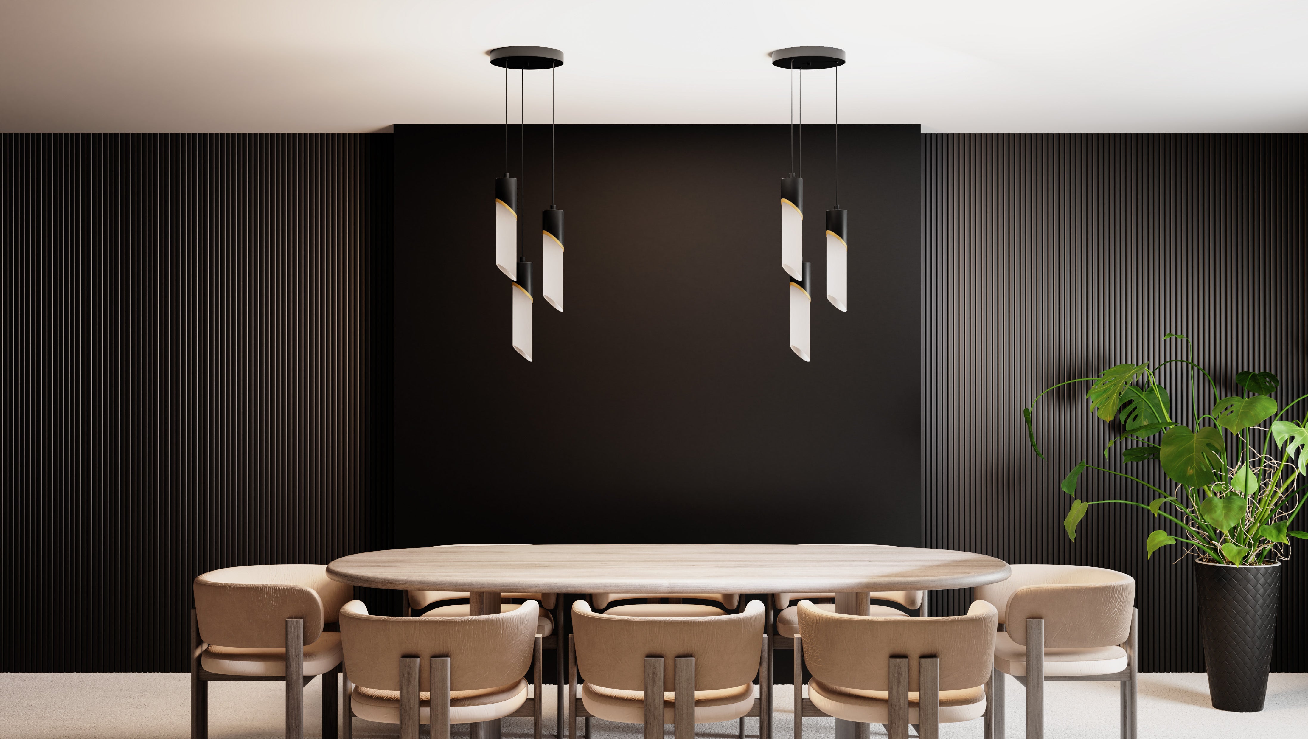 Quoizel Alys Pendant závěsné svítidlo Matte Black LED