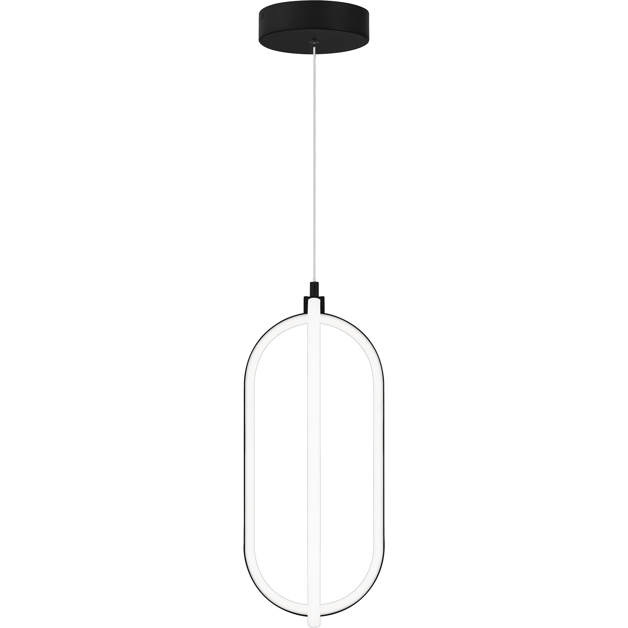 Quoizel Calista Mini Pendant závěsné svítidlo černé LED