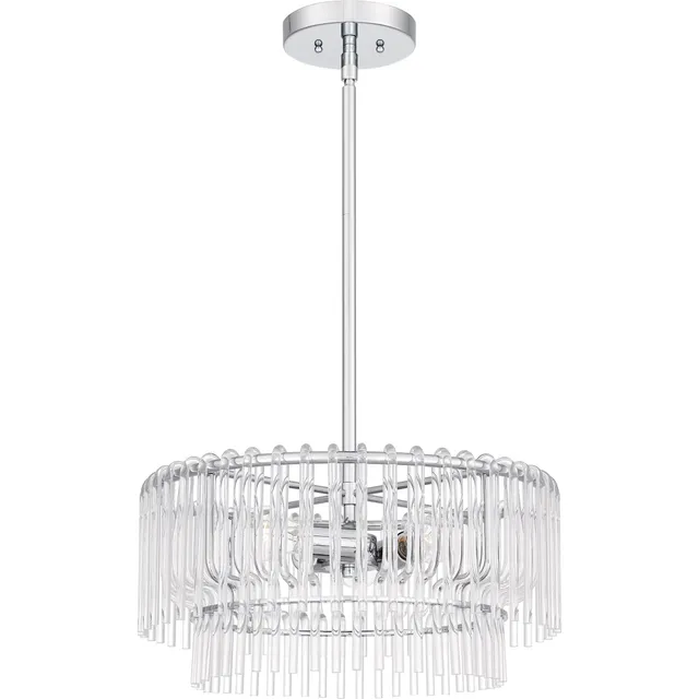 Quoizel Tayshia Pendant závěsné svítidlo Polished Chrome