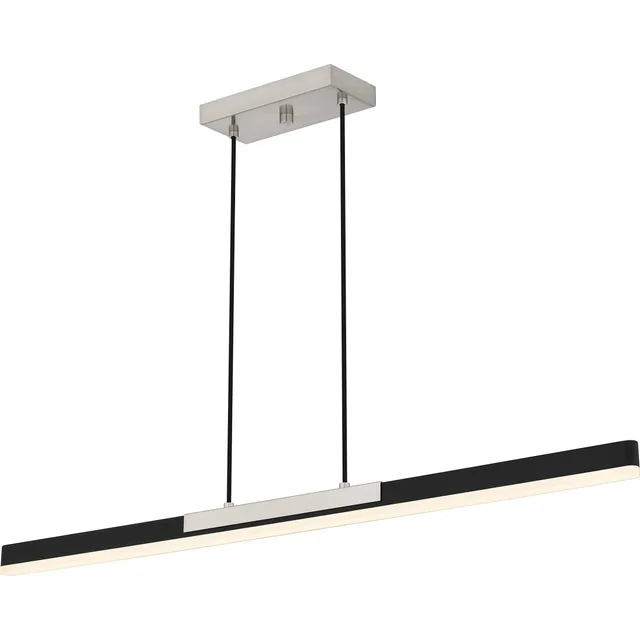 Quoizel Colter Island Light lineární lustr nikl LED