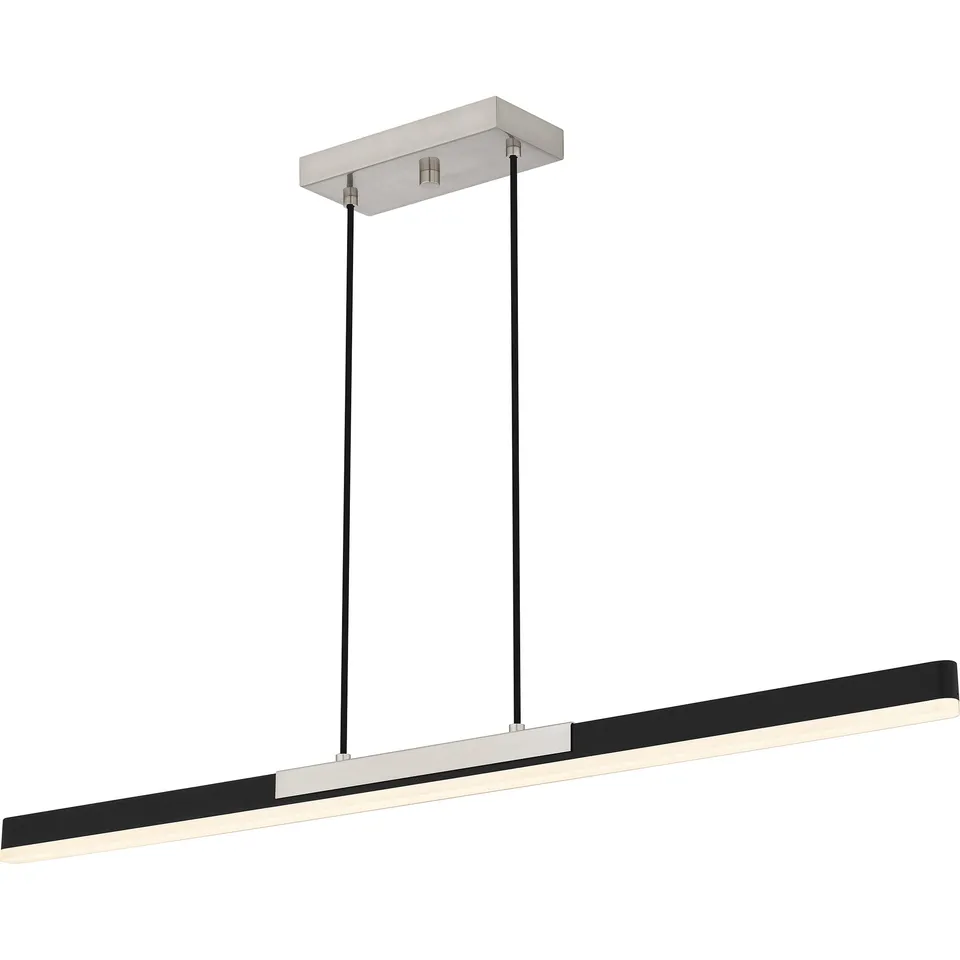 Quoizel Colter Island Light lineární lustr nikl LED