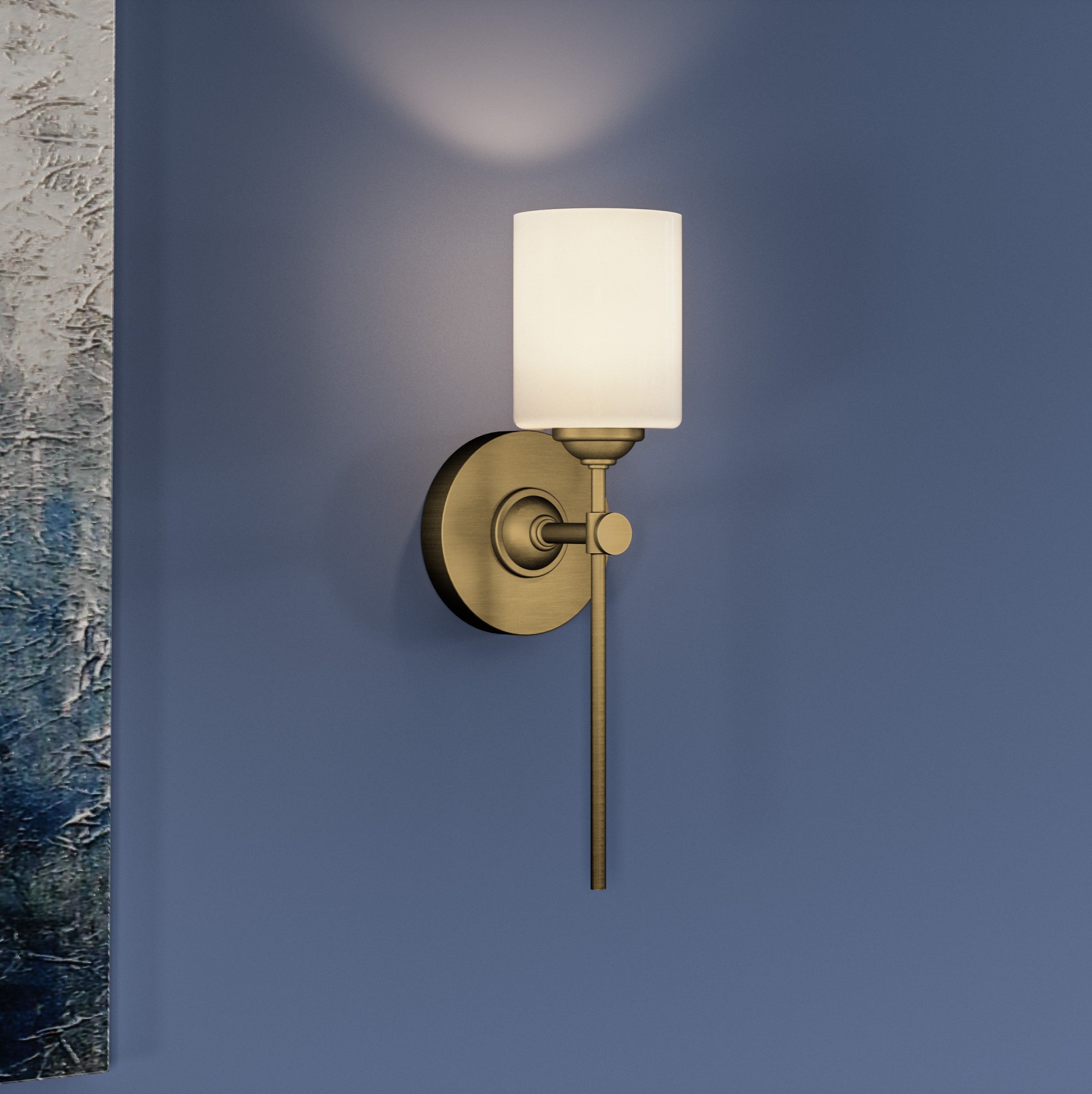 Quoizel Aria nástěnné svítidlo weathered brass