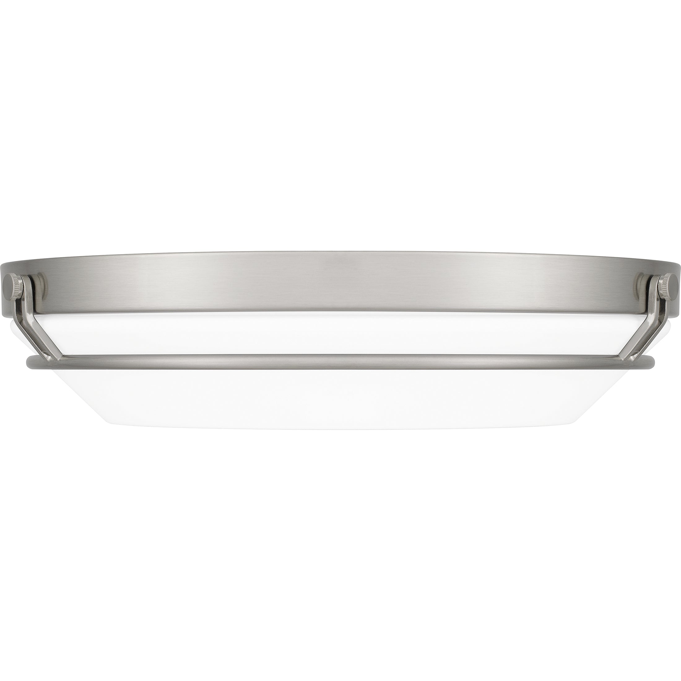 Quoizel Dunbar Flush Mount stropnice kartáčovaný nikl LED