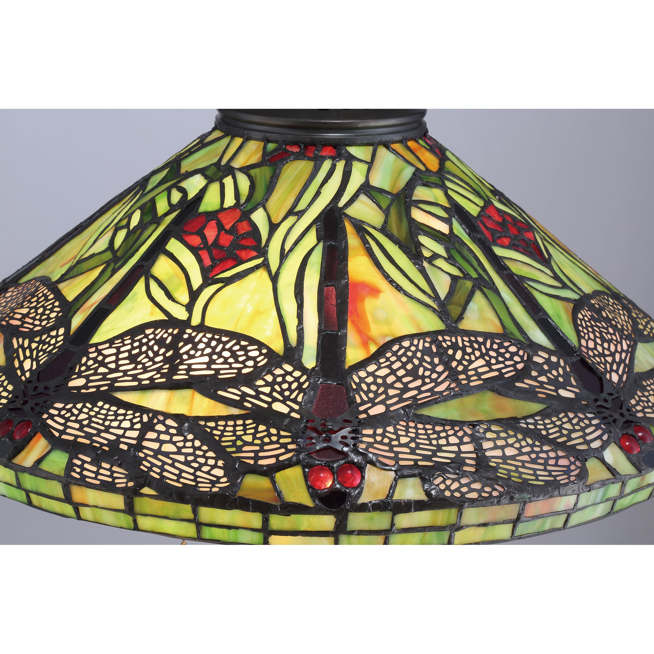 Quoizel Jungle Dragonfly stolní lampa bronzová