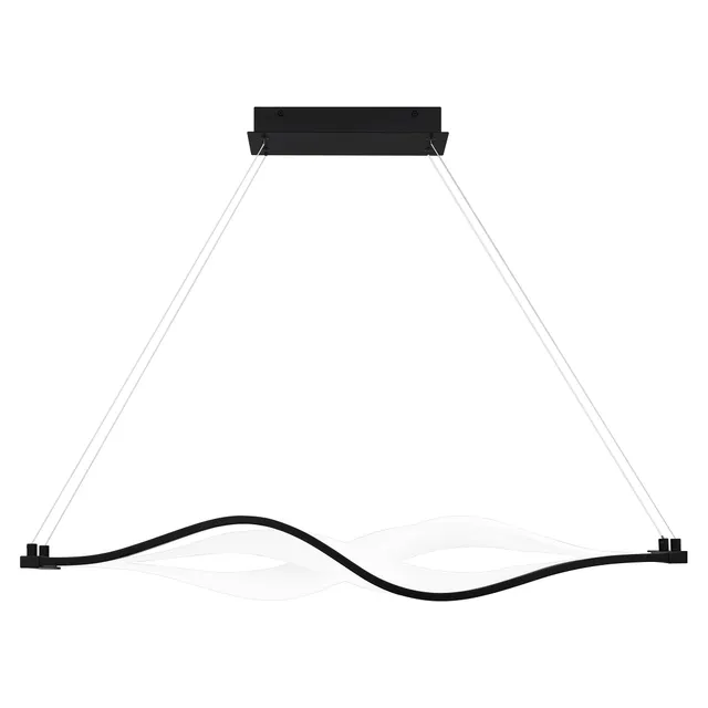 Quoizel Saratoga Island Light lustr matte black LED