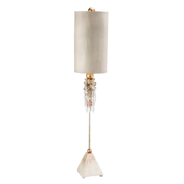 Gilded Nola Madison stolní lampa krémová