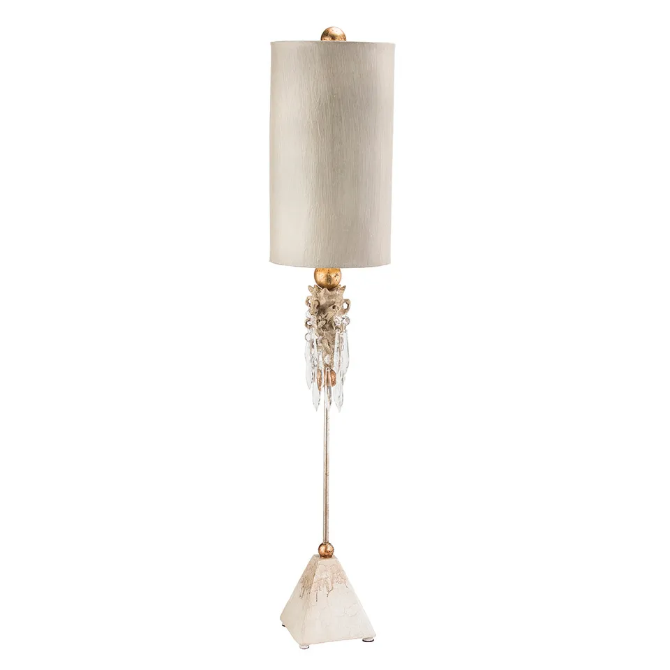 Gilded Nola Madison stolní lampa krémová