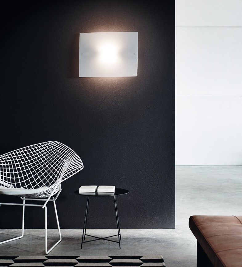 Foscarini Folio nástěnná lampa foukané sklo