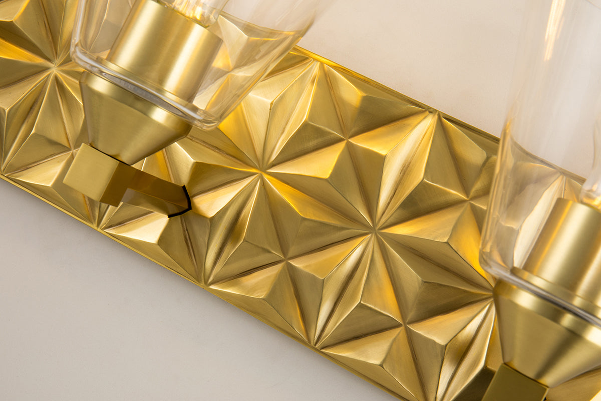 Gilded Nola Alpha 3 koupelnové svítidlo mosazná