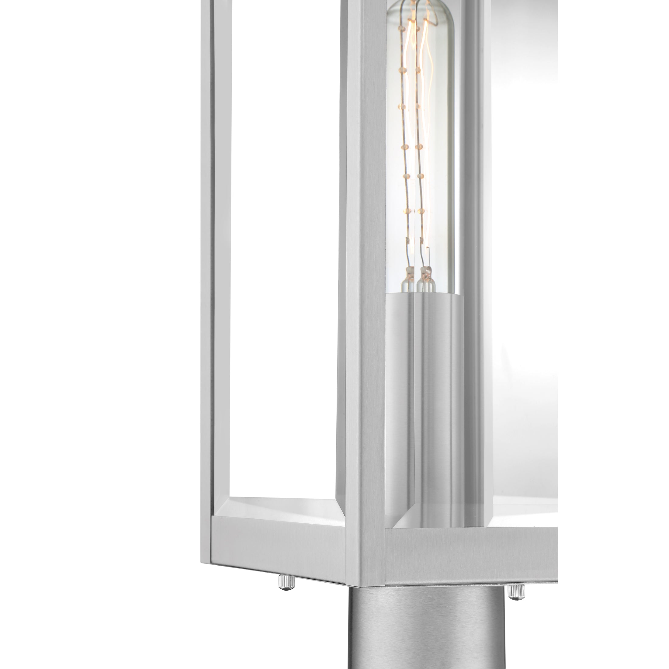 Quoizel Westover Post Light sloupková lampa Steel 20,5"
