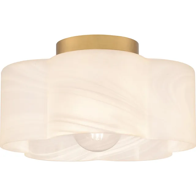 Quoizel Lilly Semi-Flush stropní svítidlo černé