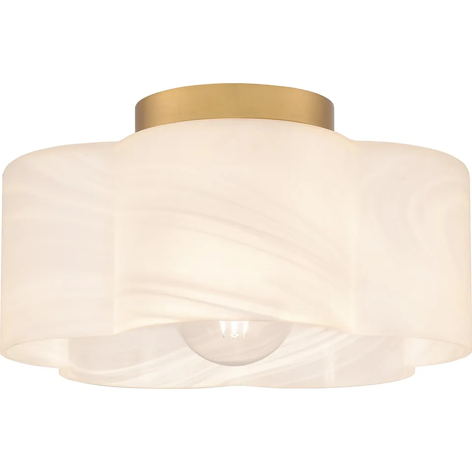 Quoizel Lilly Semi-Flush stropní svítidlo černé
