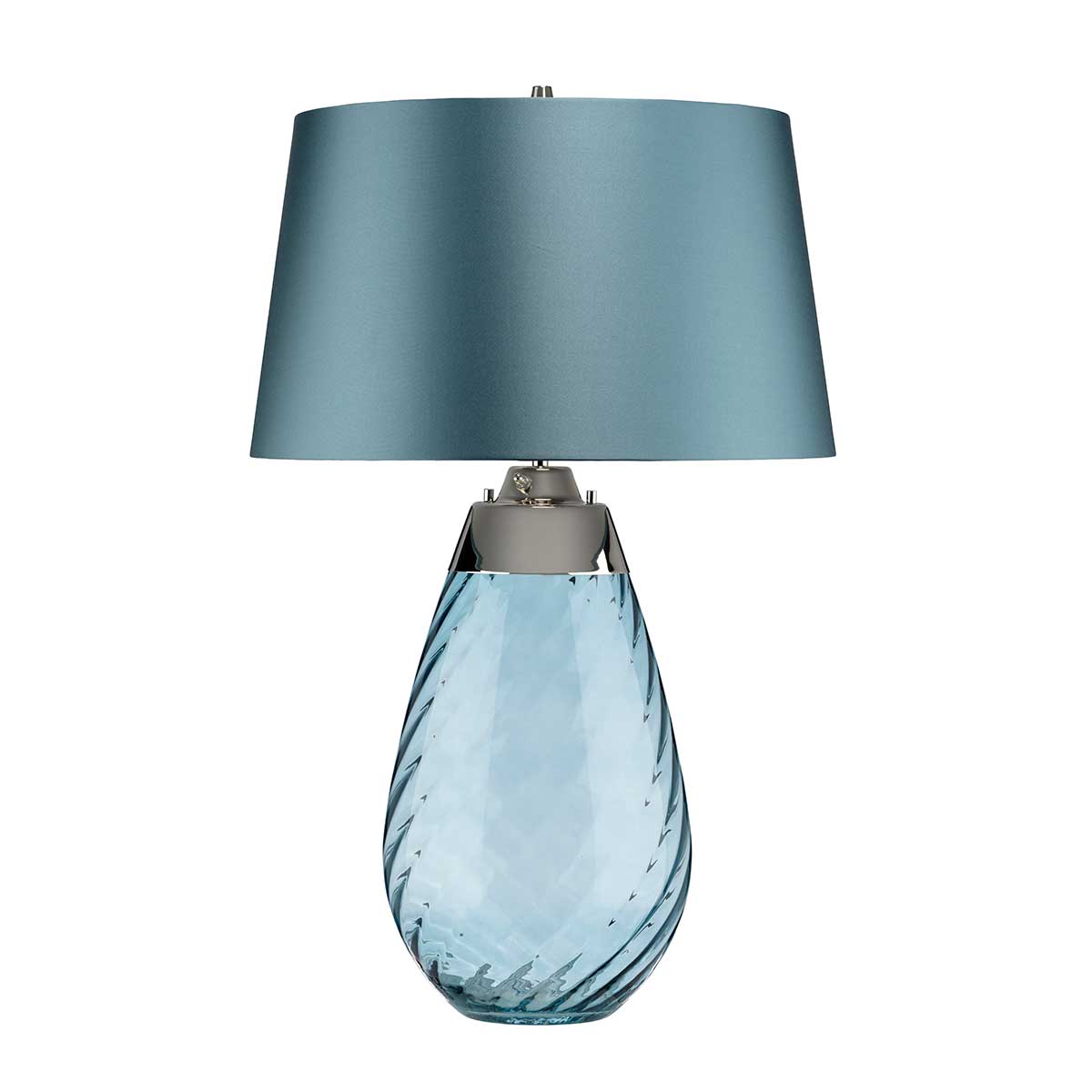 Gilded Nola Lena velká stolní lampa modrá