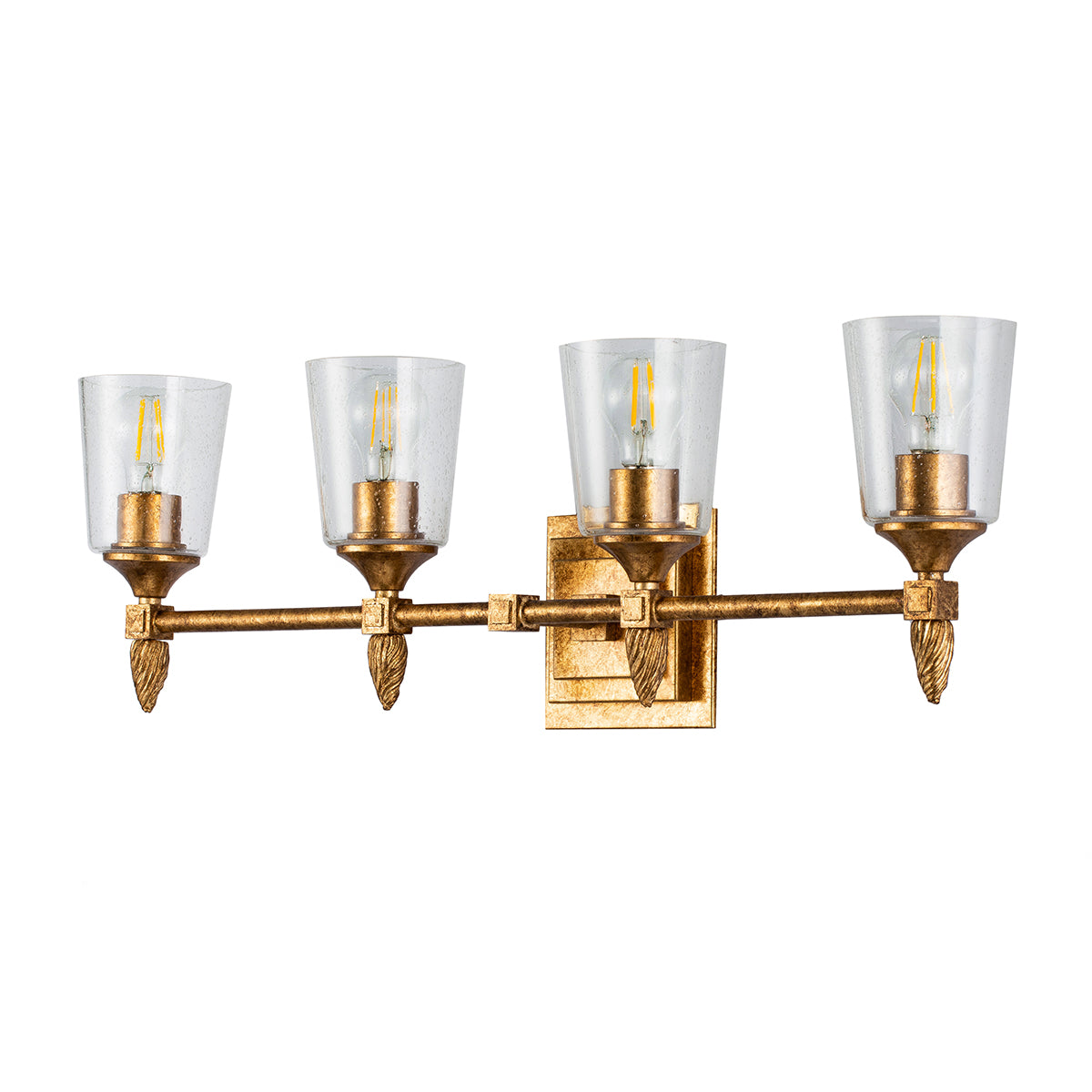 Gilded Nola Vetiver 4 Light koupelnové svítidlo zlaté
