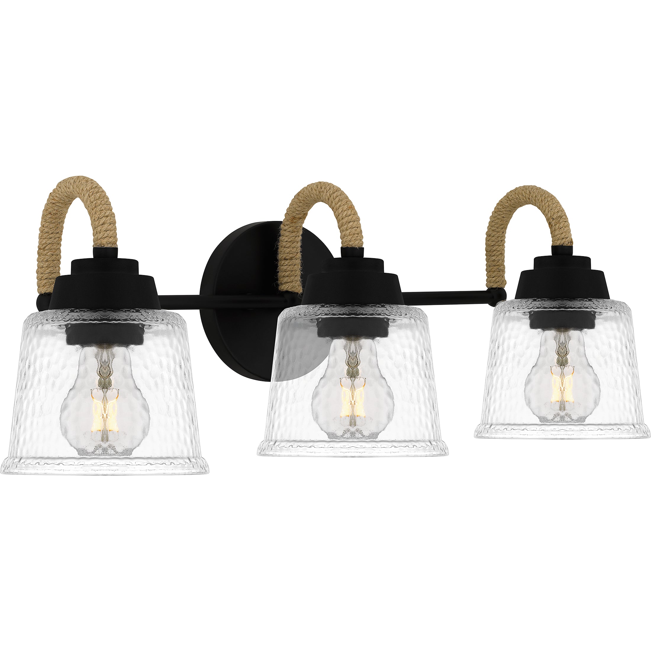 Quoizel Seabreeze Bath Light koupelnové svítidlo 2 světla matná černá