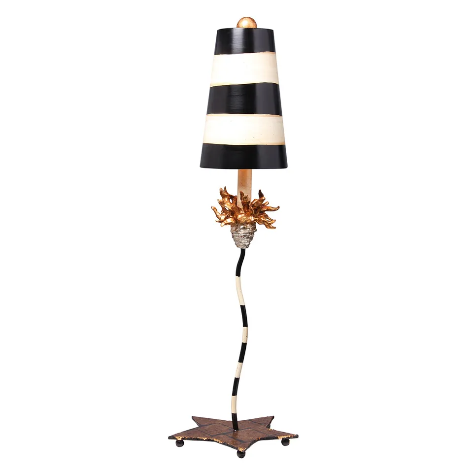 Gilded Nola La Fleur stolní lampa 40 palců