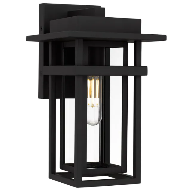 Quoizel Morgan venkovní nástěnná lucerna earth black 46 cm