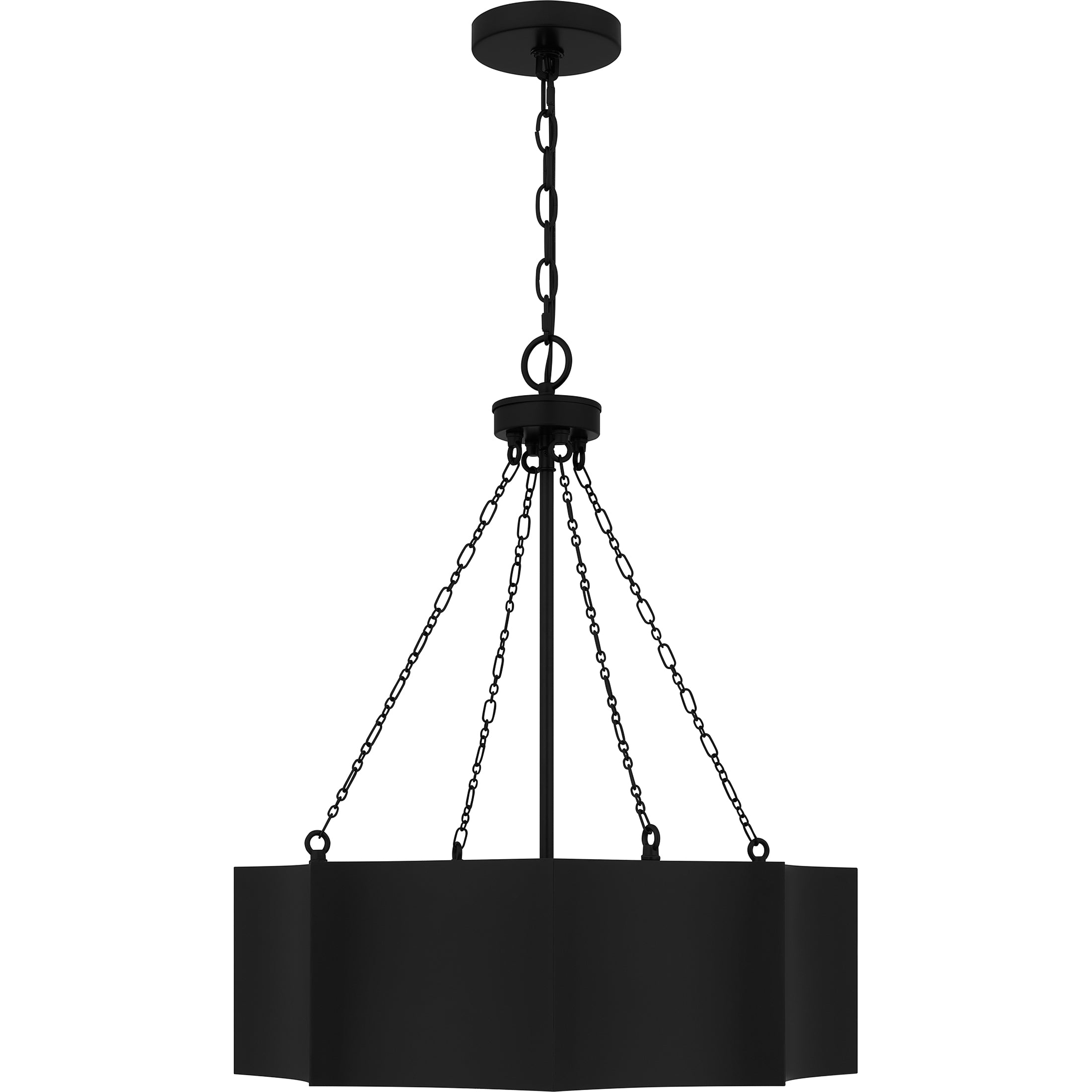 Quoizel Zyler Pendant závěsné svítidlo matte black kovové