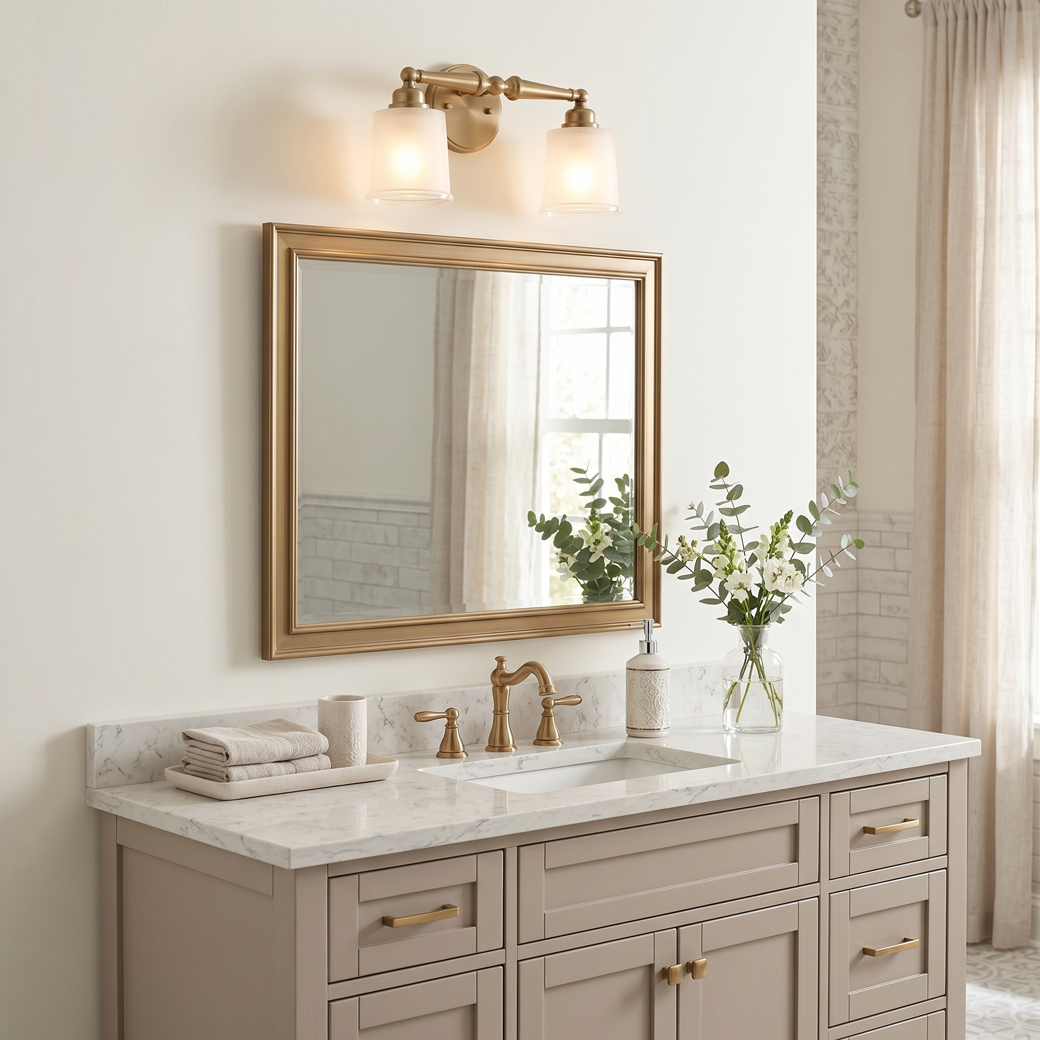 Quoizel Cecilia Bath Light koupelnové svítidlo Brushed Nickel