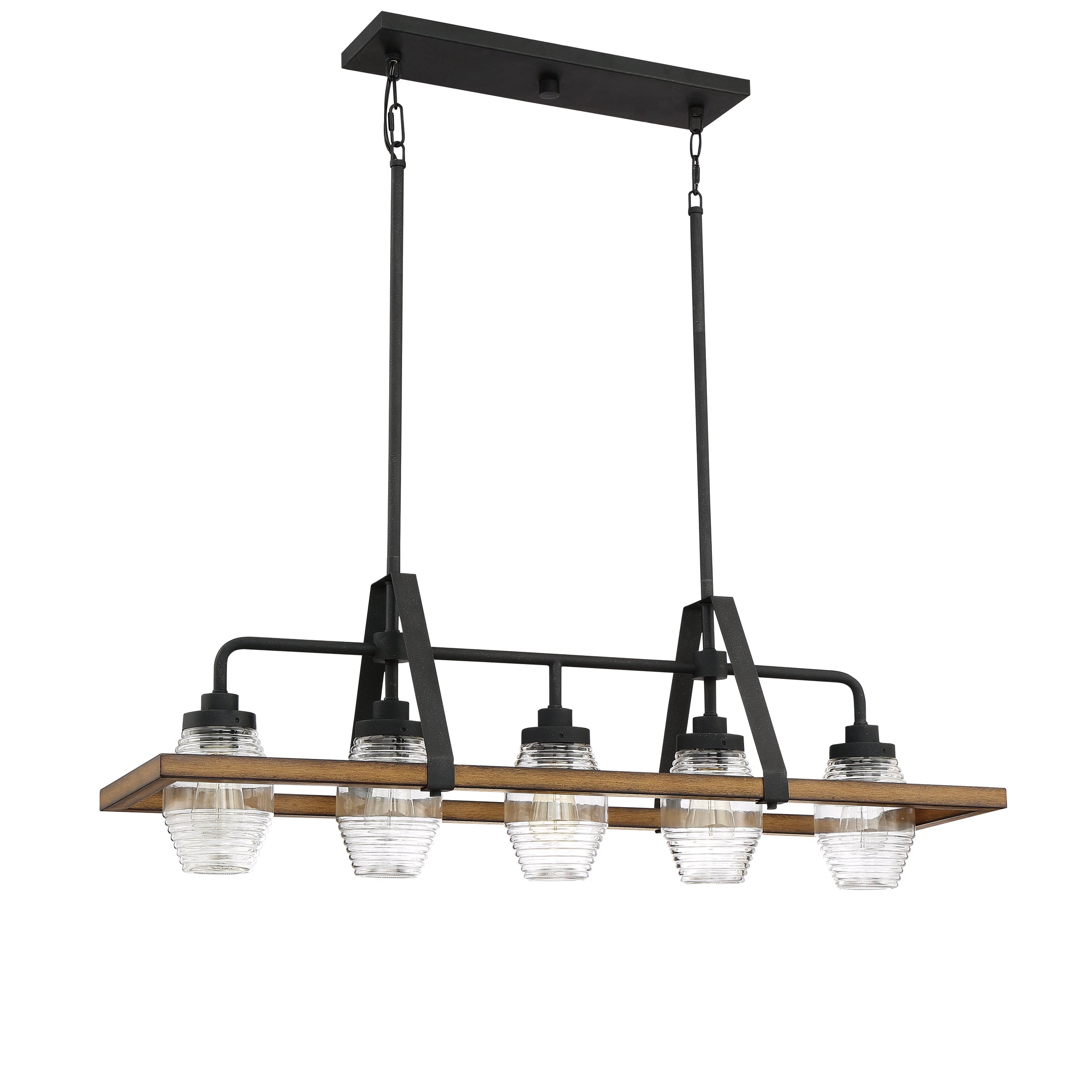 Quoizel Guilford Island Light lustr grey ash lineární