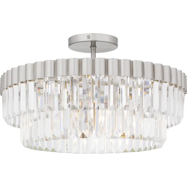 Quoizel Starlight Semi-Flush stropní svítidlo černé lesklé