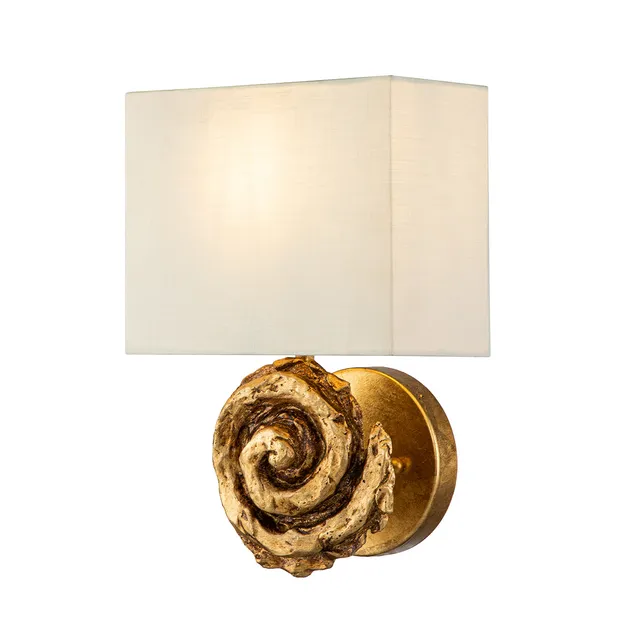 Gilded Nola Swirl nástěnné svítidlo zlaté
