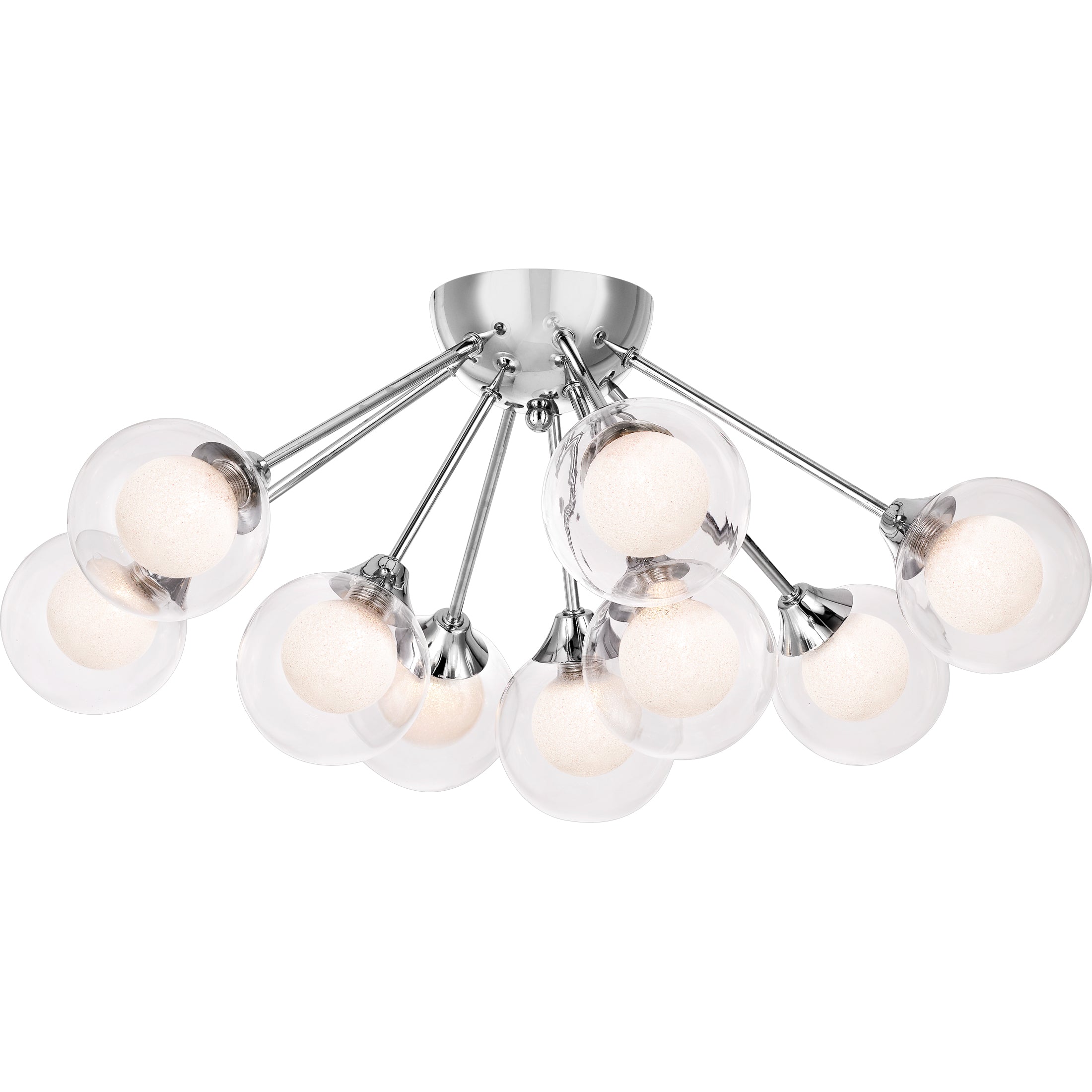 Quoizel Spellbound Semi-Flush stropní svítidlo leštěný chrom