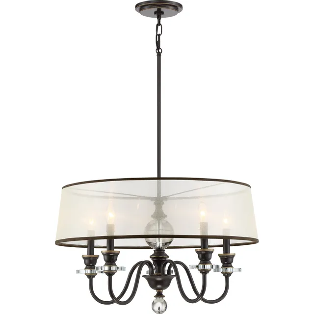 Quoizel Ceremony Chandelier lustr palladian bronze