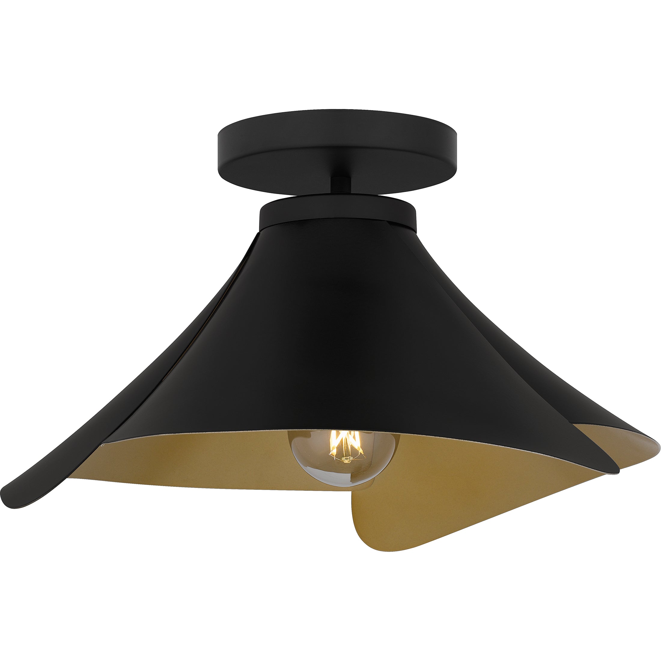 Quoizel Wisp Semi-Flush stropní svítídlo zlaté