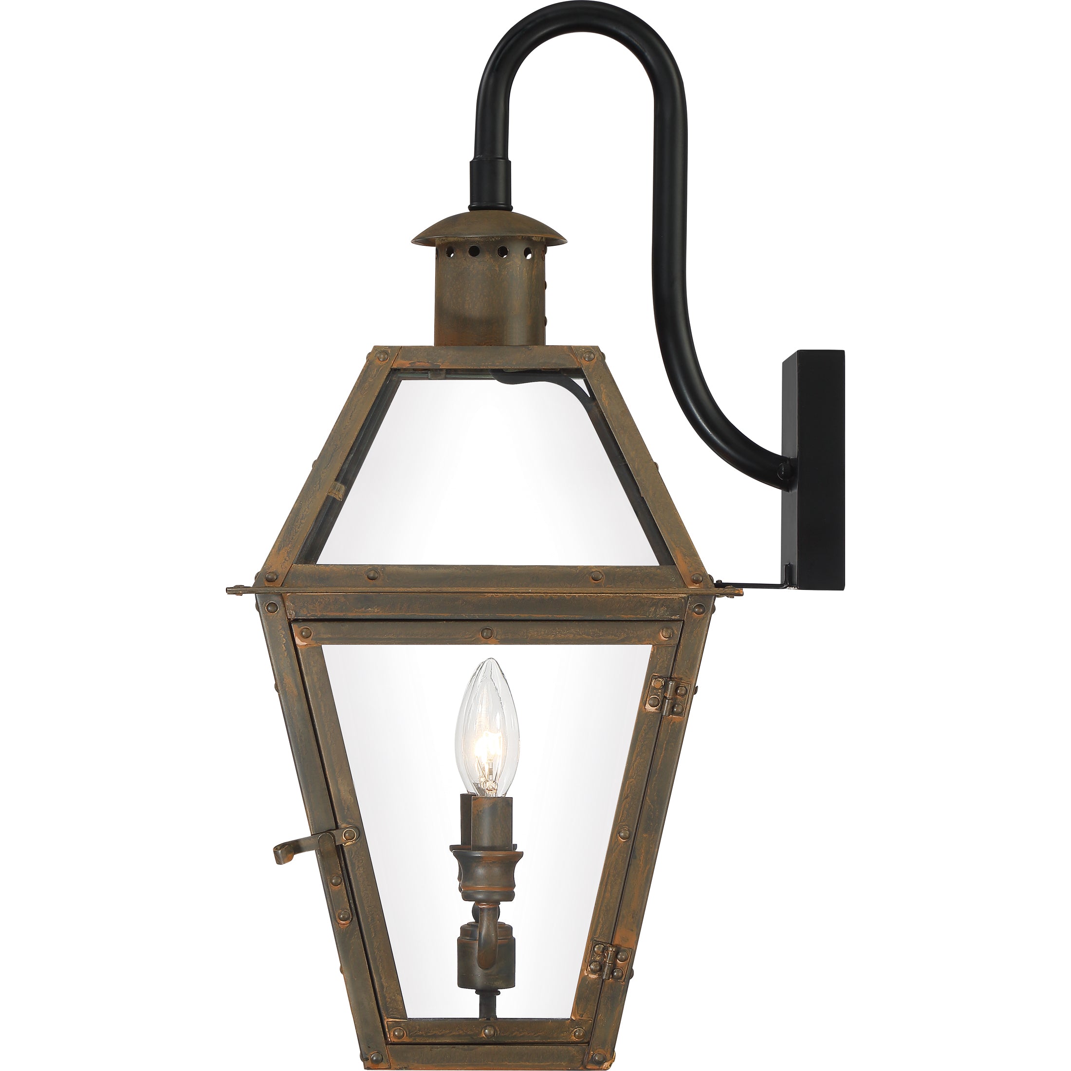 Quoizel Rue De Royal venkovní nástěnná lucerna 22,5" bronz